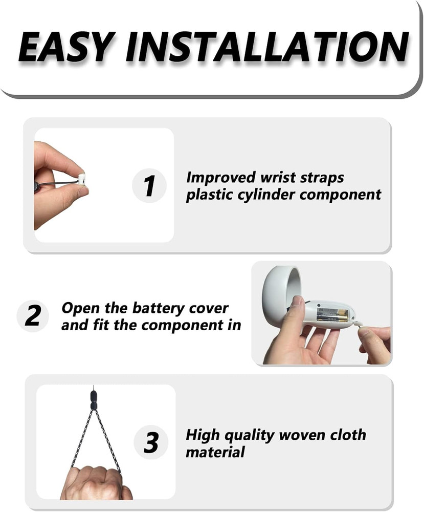 Improved Replacement Wrist Straps for Oculus Quest 2 Gen Controller, Sturdy Comf