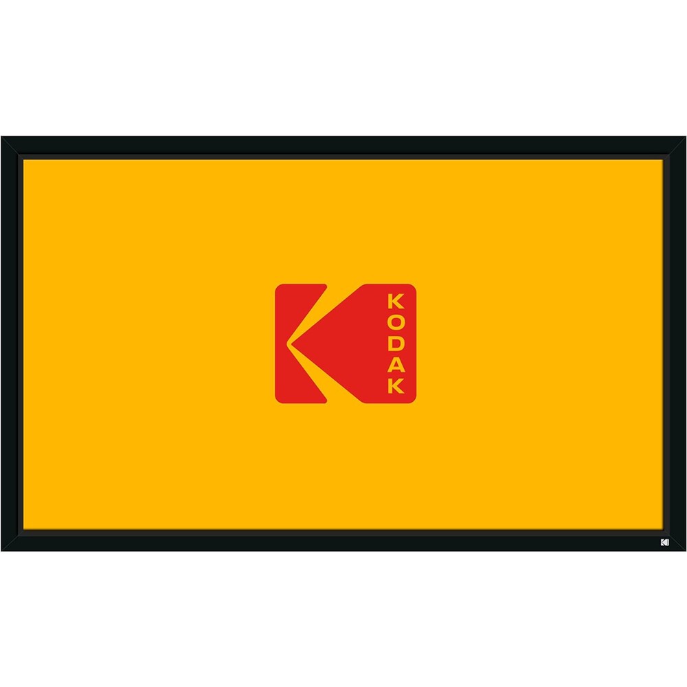 Kodak 120" Fixed Frame Projector Screen, Wall Mounted Projection Screen