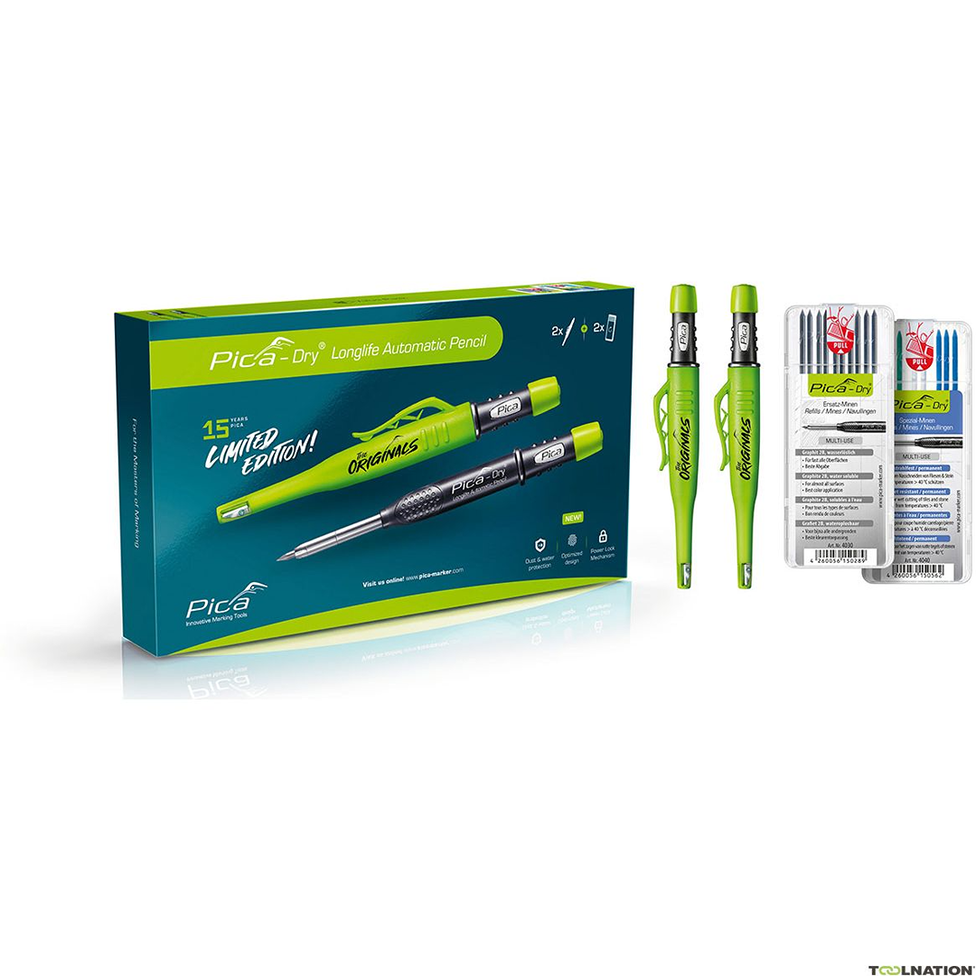 Pica 3097 Dry Auto Pencil Set w/ Refills