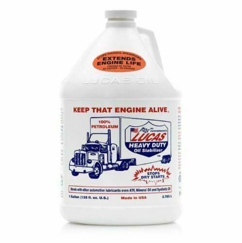 Lucas Oil 10002 Single Petroleum Heavy Duty Oil Stabilizer 1 Gallon Bottle-1 gal