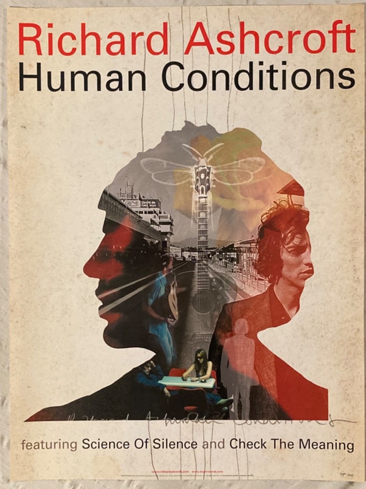 Richard Ashcroft 2002 Promo Poster Human Conditions