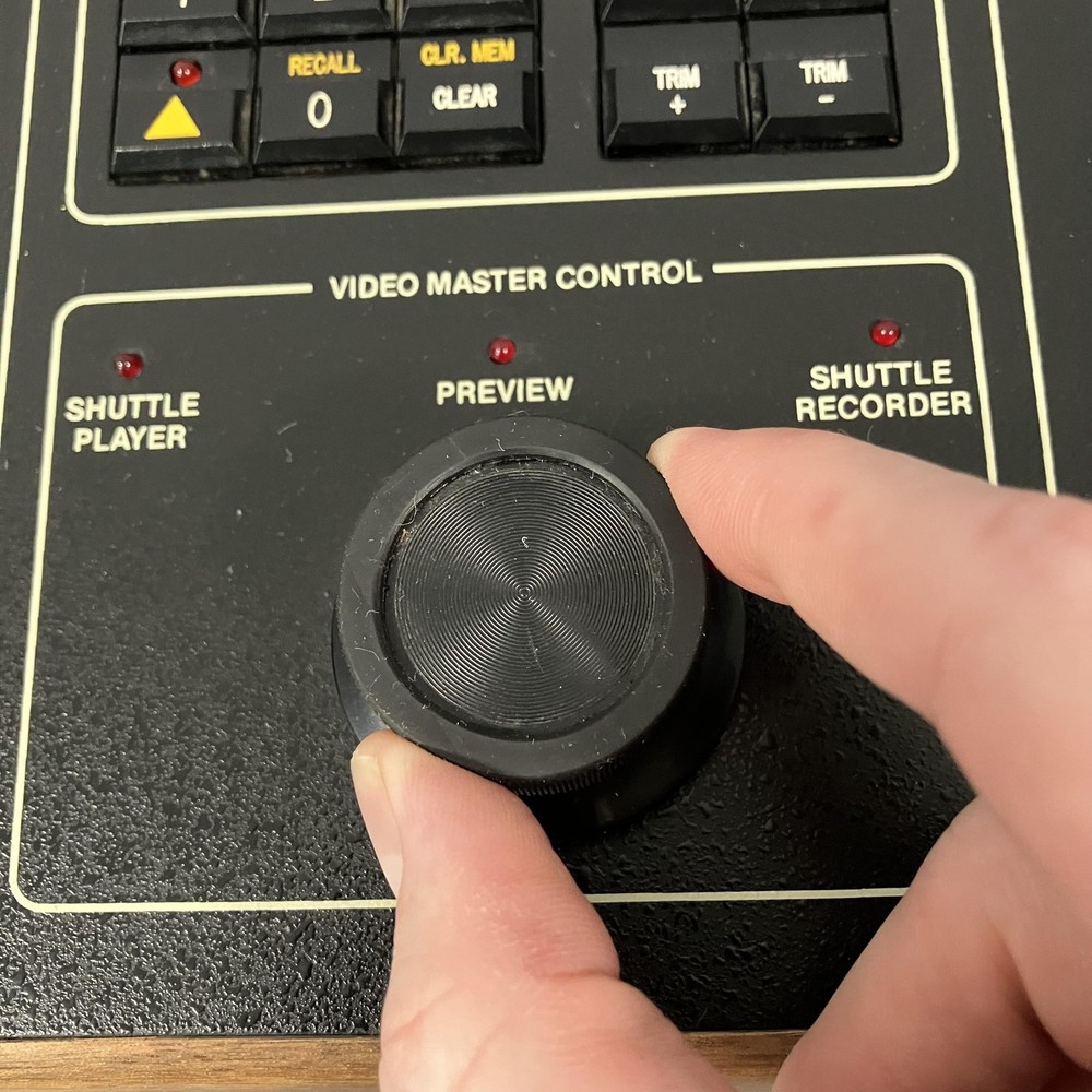 Vintage EECO IVES PRO Video Editing Controller Console Black Wood Case