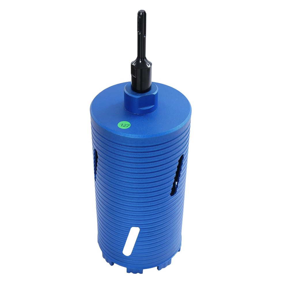 5/8" Thread Drill Bit, Core Drill Bit + 3 Adapters (Drilling Depth:7.87-8.07in)