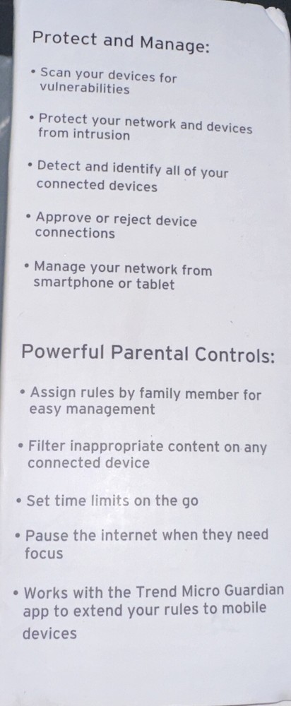 Trend Micro Home Network Security Station Firewall WiFi Privacy Protection OEM