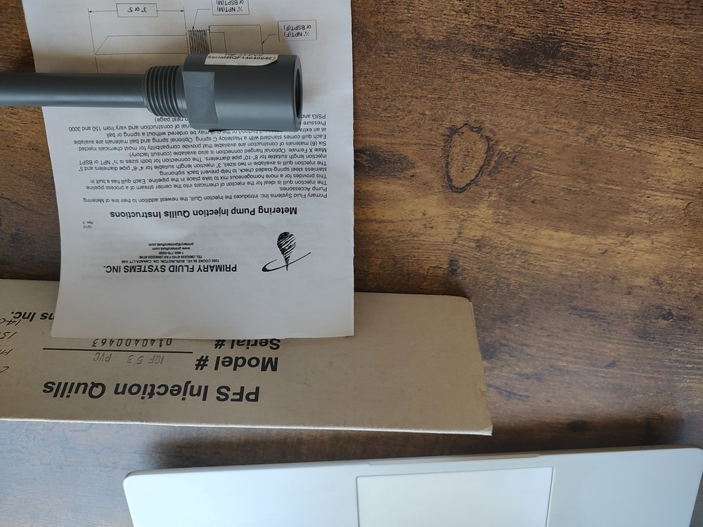 Metering Pump Injection Quill