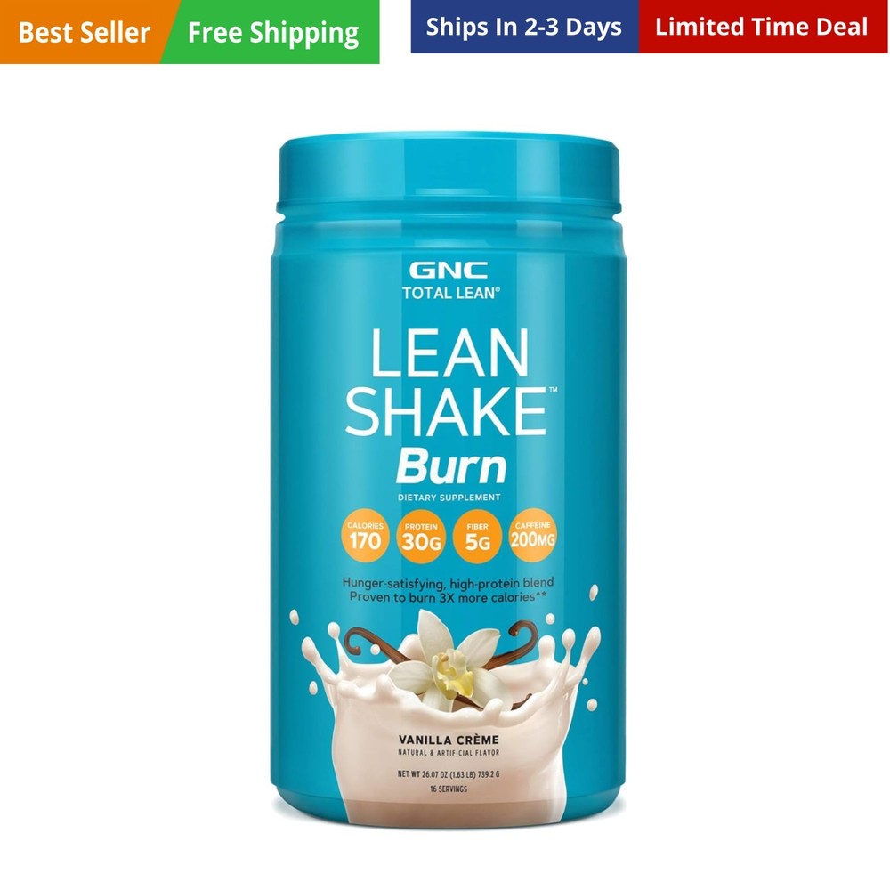 Total Lean Lean Shake Burn - Vanilla Crème 16 Servings