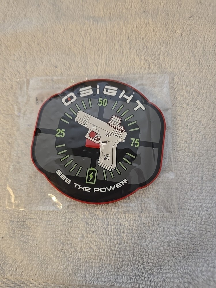 Osight Olight PVC Morale patch Hook/Loop New Shot Show 2025