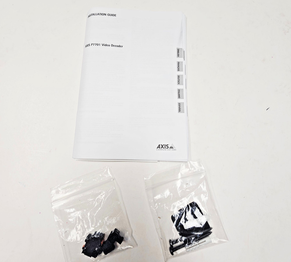 Axis P7701 P/N: 0319-004 P7701 Video Decoder NEW (Open Box)