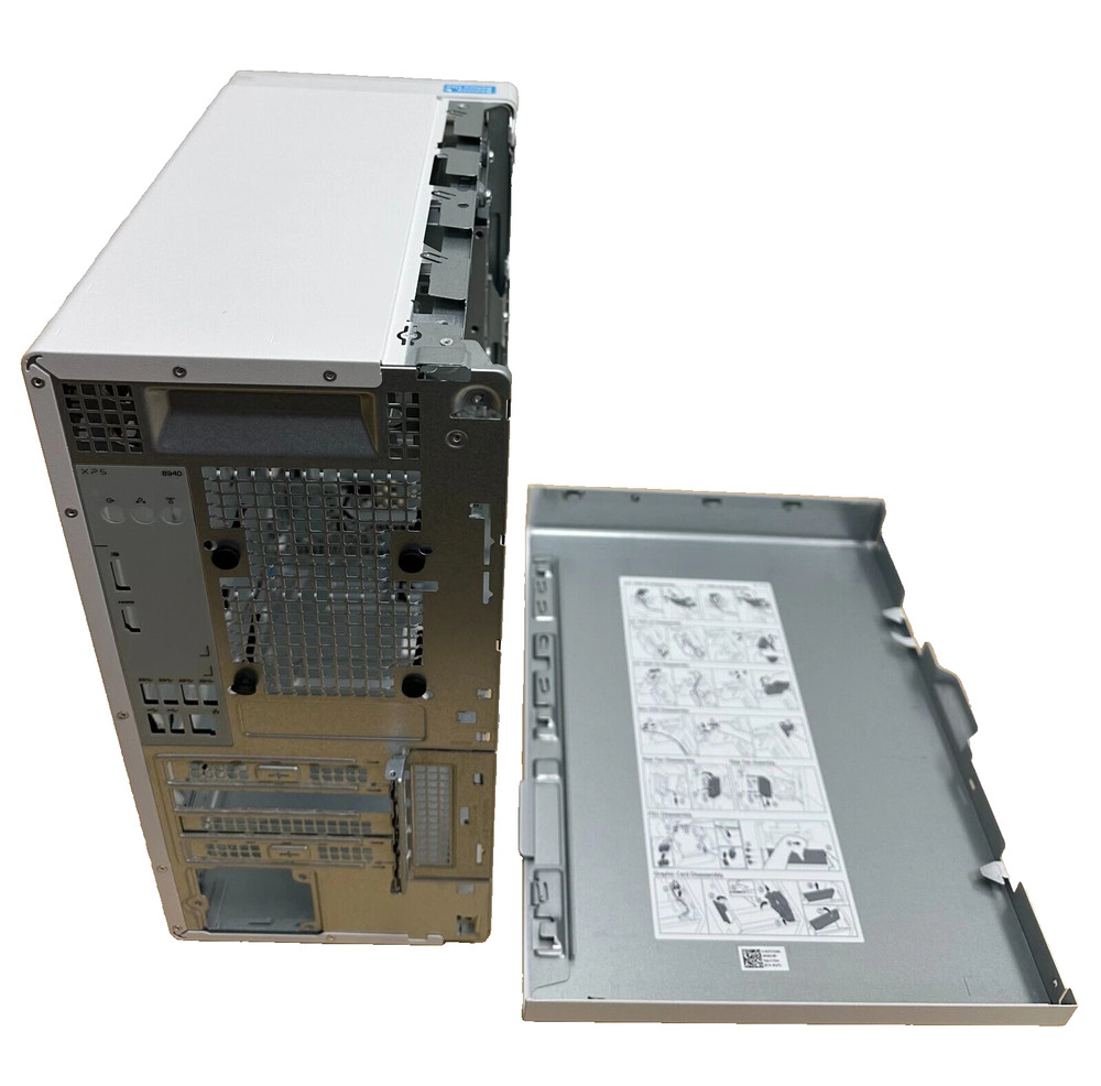 Dell XPS 8940 (White) Desktop Bare Bone Case Chassis Bezel + Side Cover