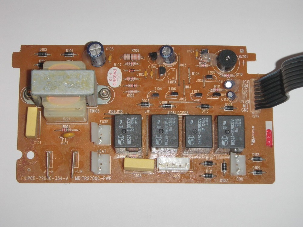PCB Power Control Board for Breadman Bread Maker Machine TR2200C (4-rivet only)