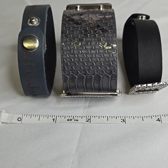 Cuff Bracelet Bundle, 3 Bracelets