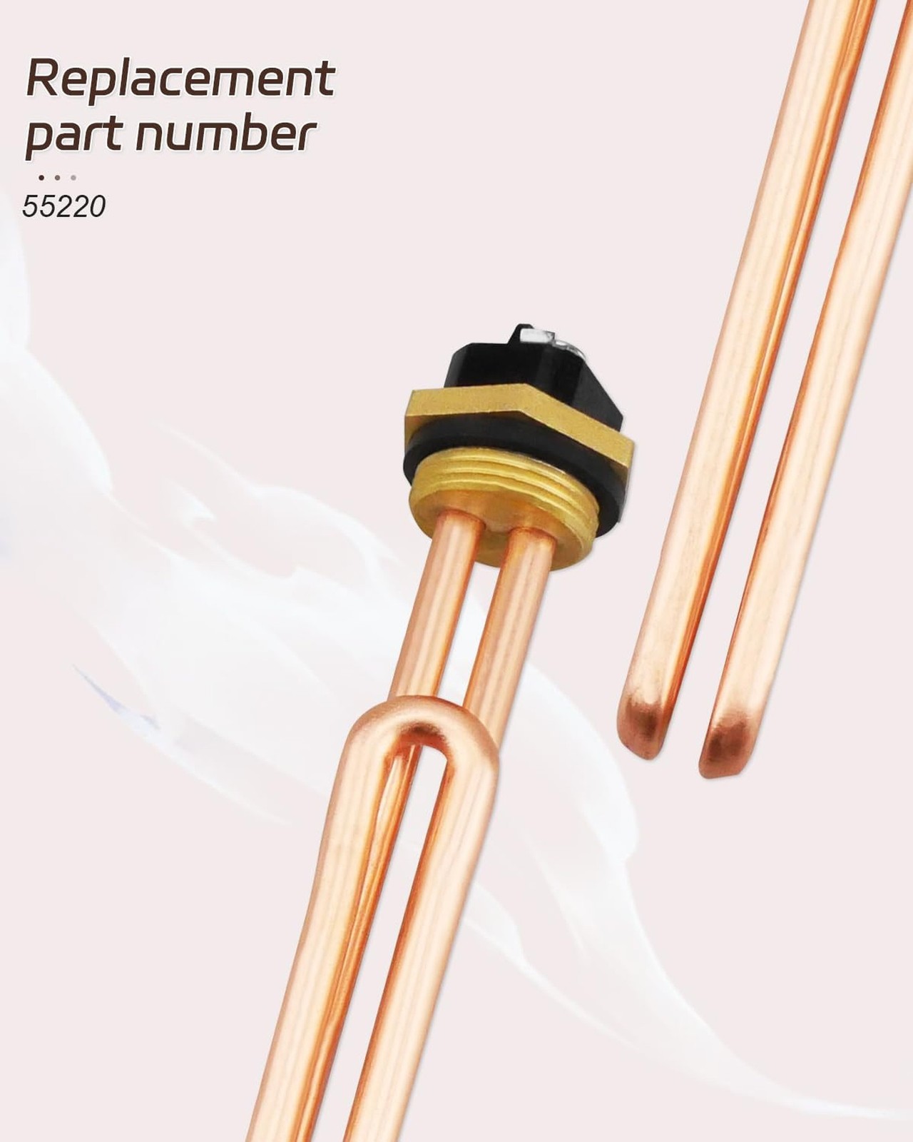 HE 55220 Water Heater Element, Fit for Eco Smart ECO POU 6 ECO 8 ECO 11 Tankl...