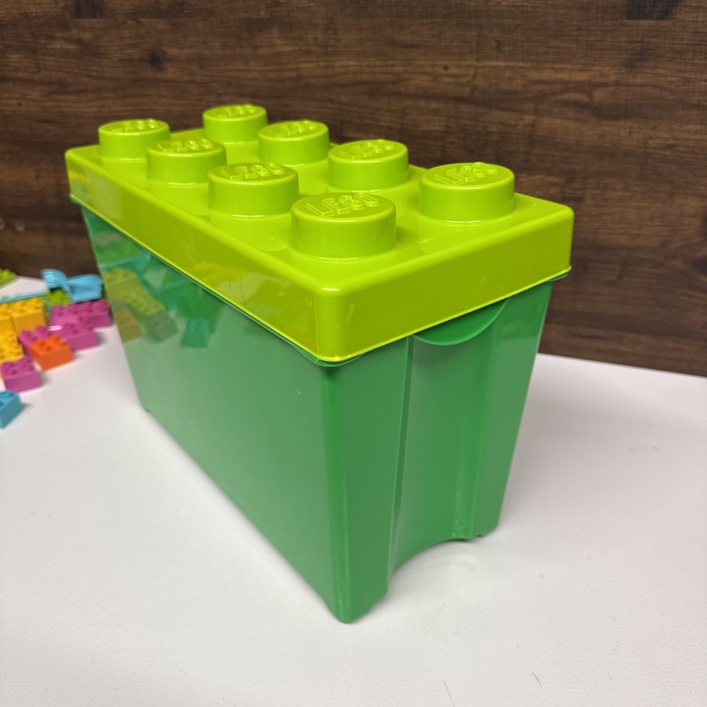 LEGO Storage 8 Stud Brick Stackable Box Container 14x7x6 Lot Bricks Minifigures