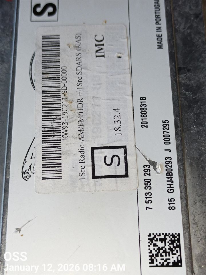 CONTROL PANEL OEM 18-19 JAGUAR E-PACE 1YR WRNTY