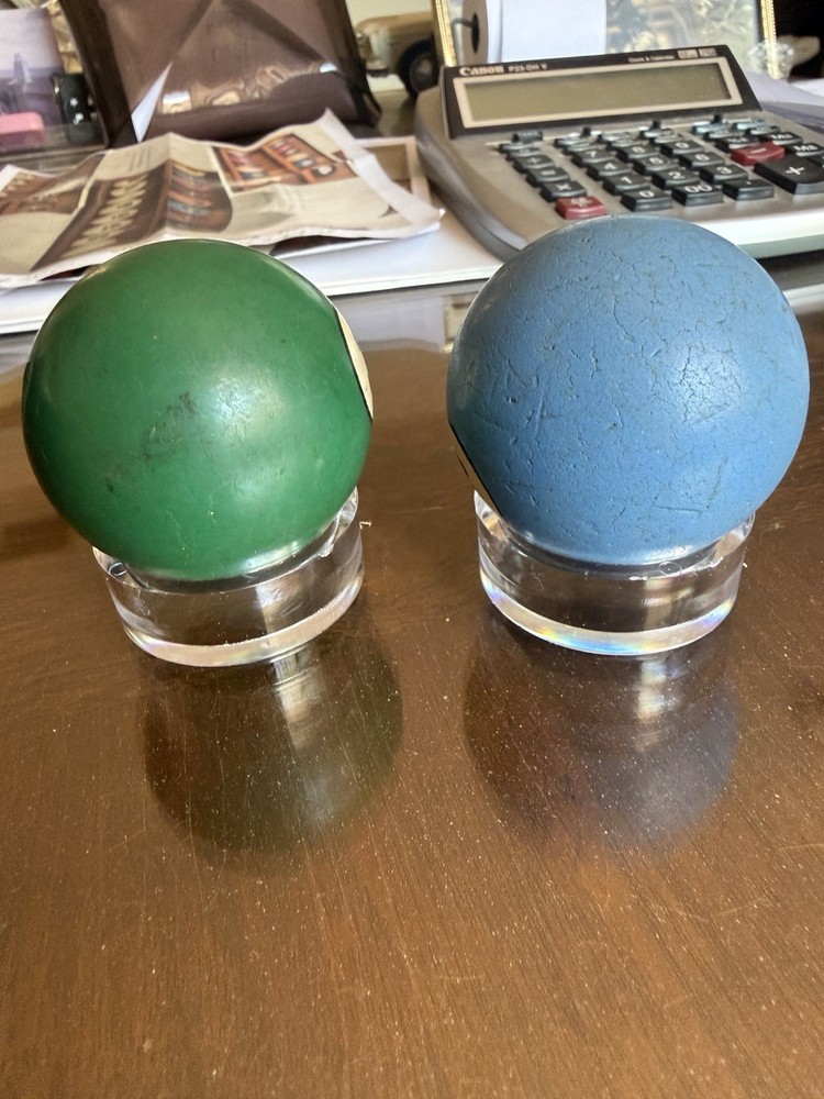 vintage clay pool billiard balls