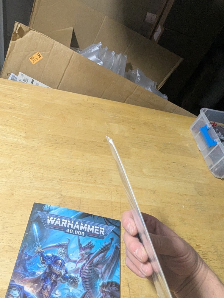 Warhammer 40k Handbook and Reference Sheet 10th Edition Starter Set Preowned