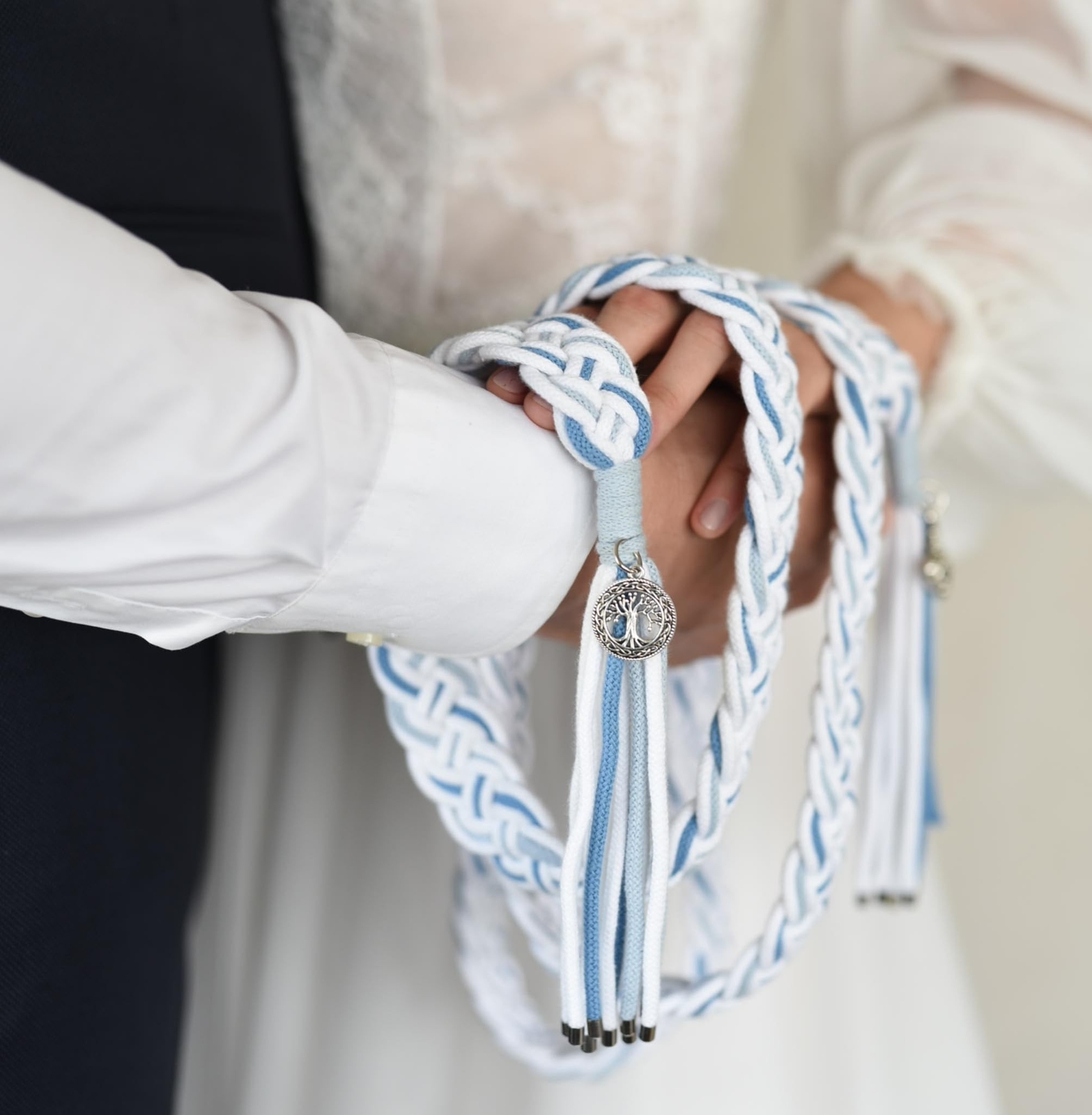 Wedding Handfasting Cord in Natural Soft Cotton - Handmade Wedding Lasso for ...