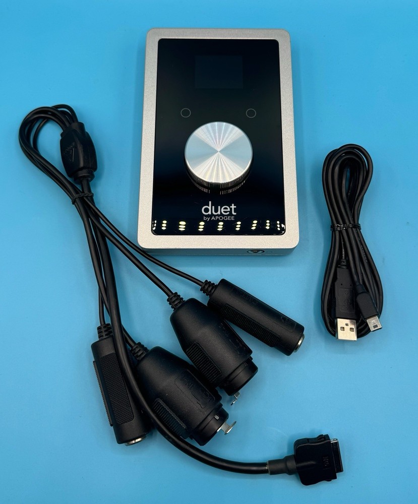 Apogee Duet 2 USB Audio Interface for IOS, Mac - Silver/Black.