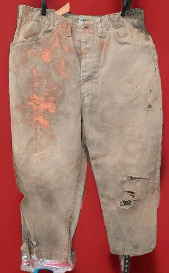 WWII/2 USMC Miniseries Pacific HBT combat aged matching tunic and pants set