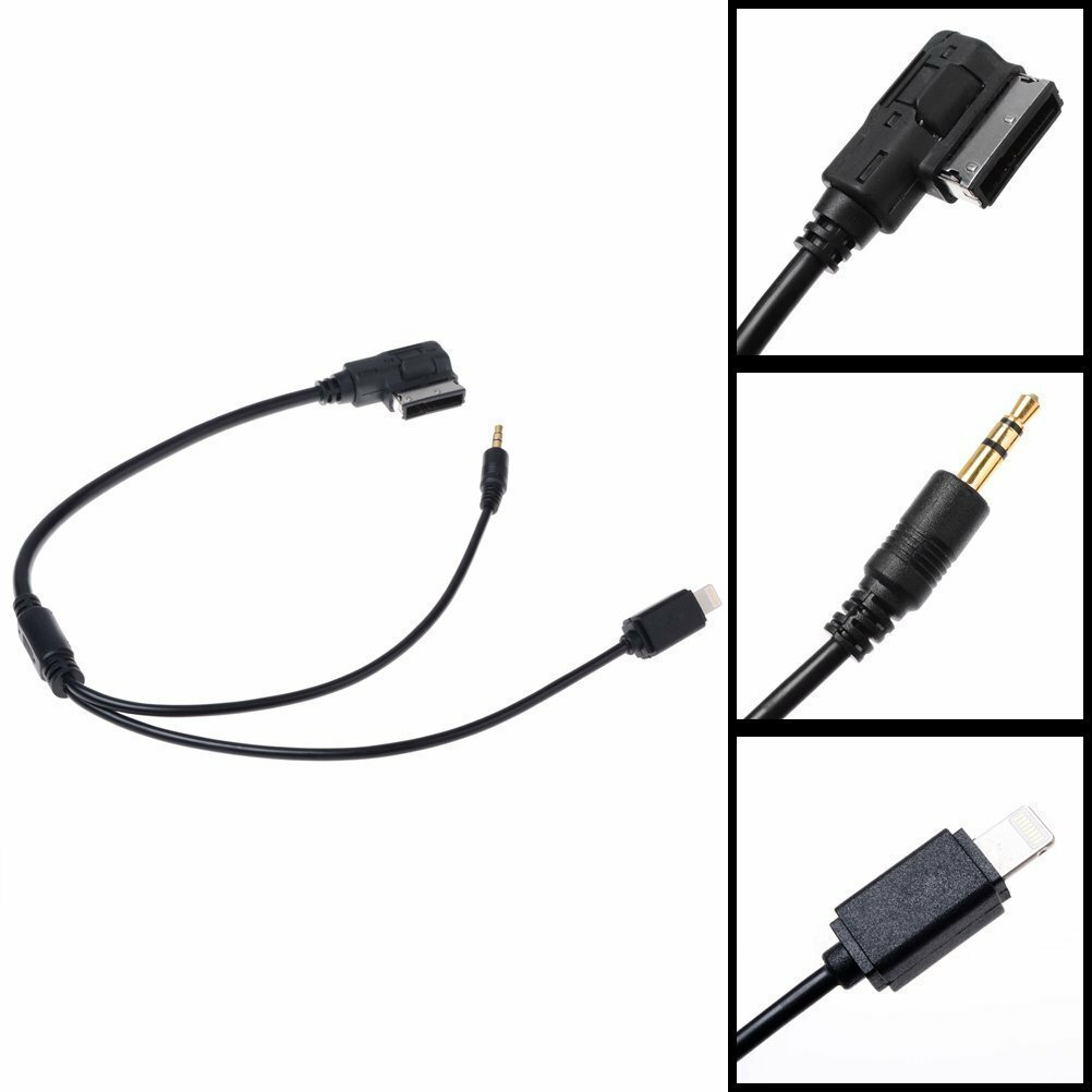 AMI Music Interface Connector USB Charger Aux Cable for iPhone For Mercedes Benz
