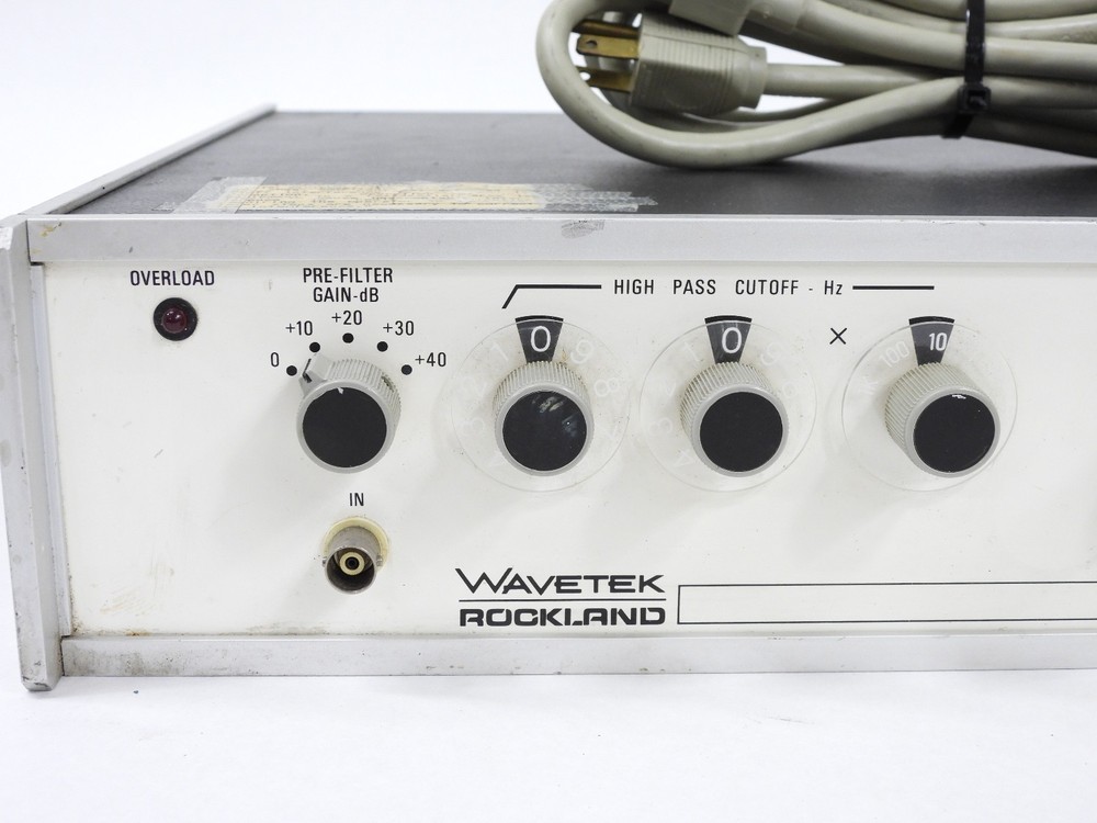 Wavetek Rockland 751A 751-02 Brickwall Audio Filter (tested)