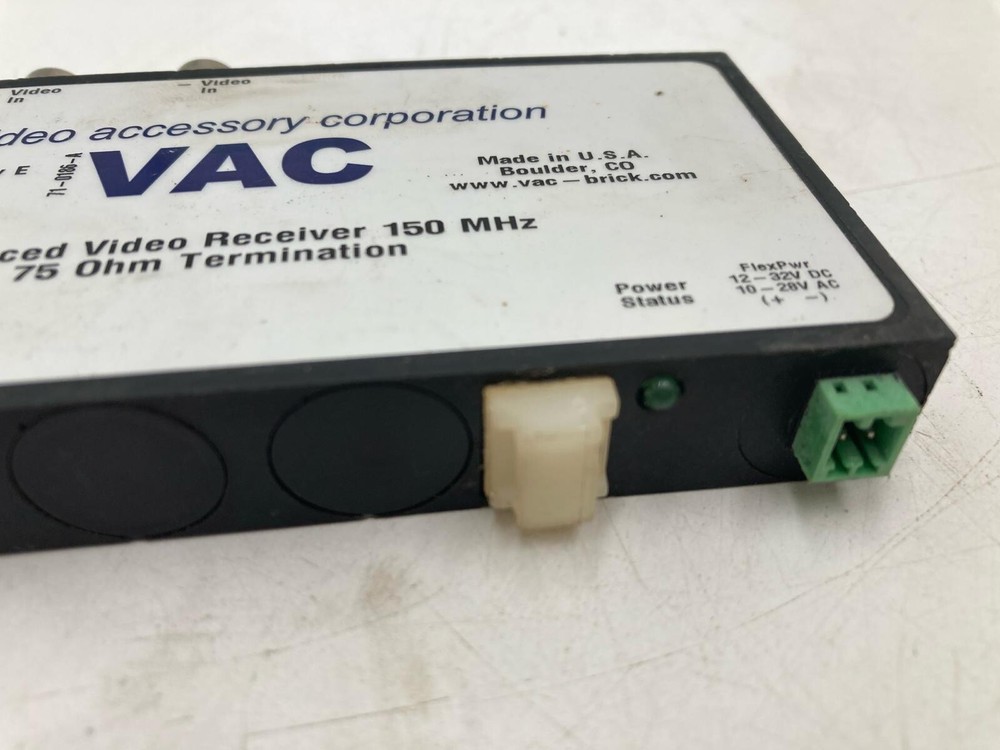 VAC Balanced Video Receiver