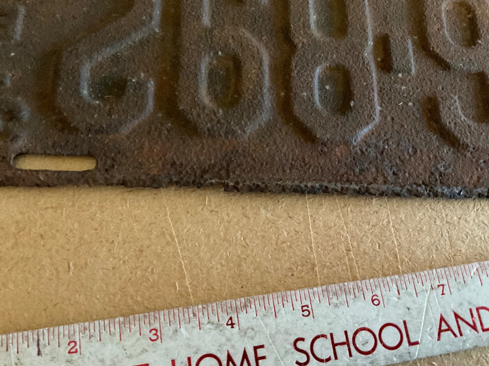 Tennessee 1933 License Plate Rustic 256 892