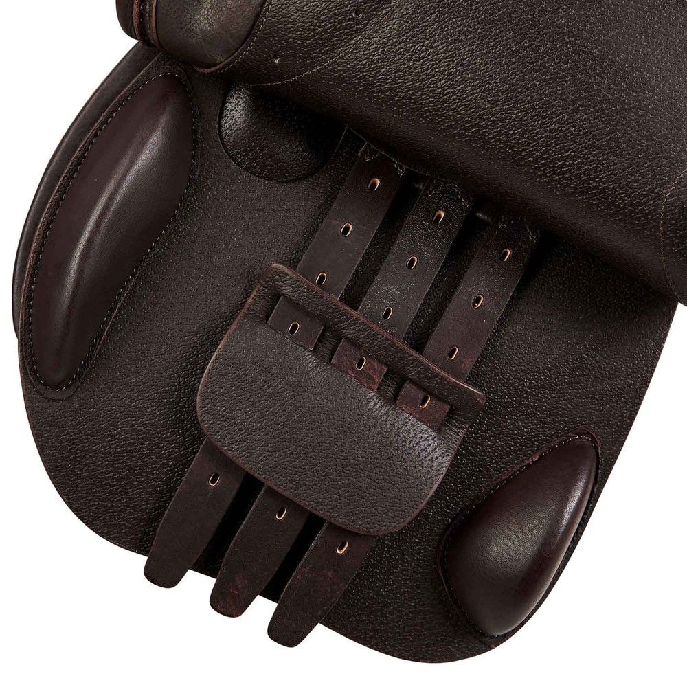 Meredith Double Leather Jump Saddle 16.5"