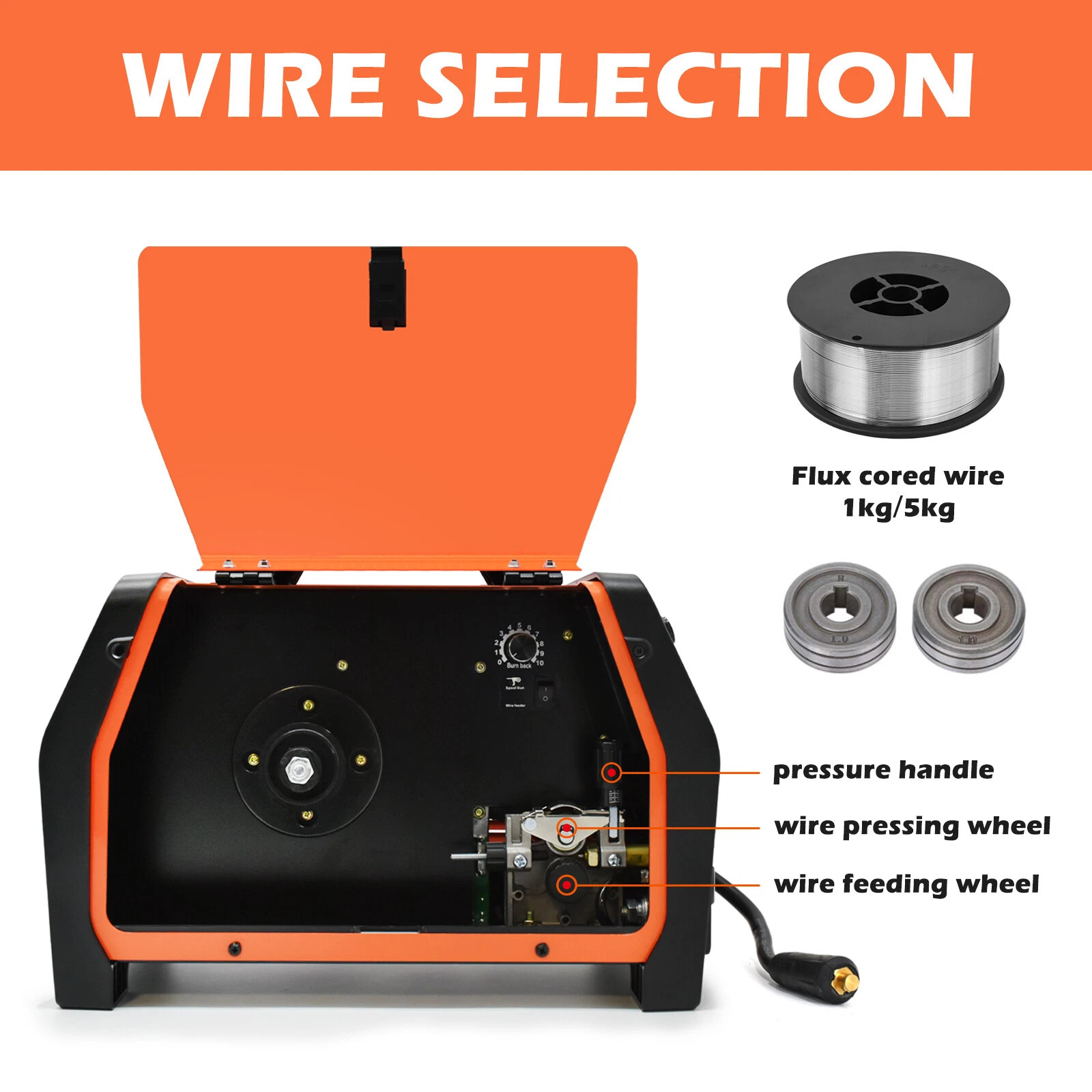 200Amp 5in1 Aluminum MIG Welder 110V 220V TIG MMA MIG Welding Machine