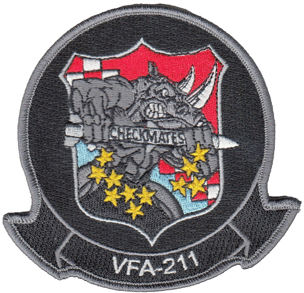 VFA-211 CHECKMATES RHINO PATCH