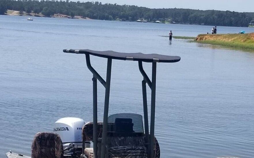 Dolphin Smart Heavy Duty Boat T Top Height Adjustable Fishing T Top Anodized