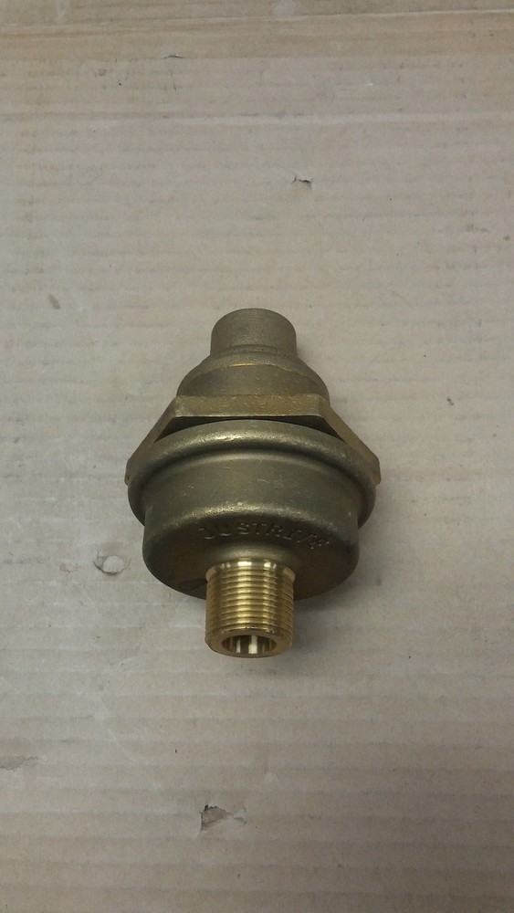 JUSTRITE Brass Drum Vent Adapter