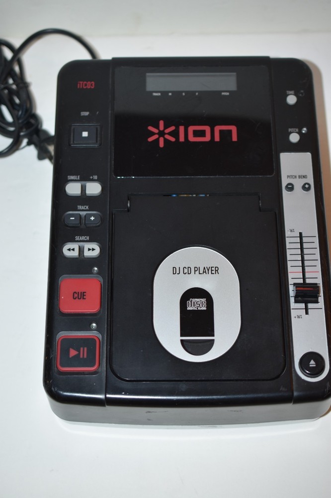 ION ITC03 DJ CD Player Tested Works