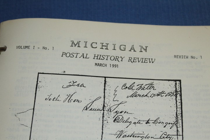 Michigan Postal History Journal Review approx 1991 1994 BlueLakeStamps Useful!