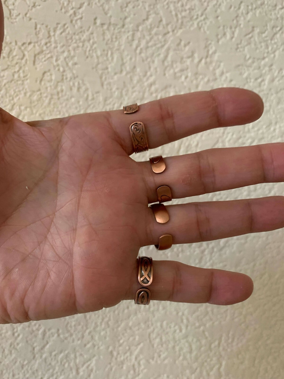 Elegant Pure Copper Ring Arthritis Pain Relief Joint Pain Max Magnets Men Women