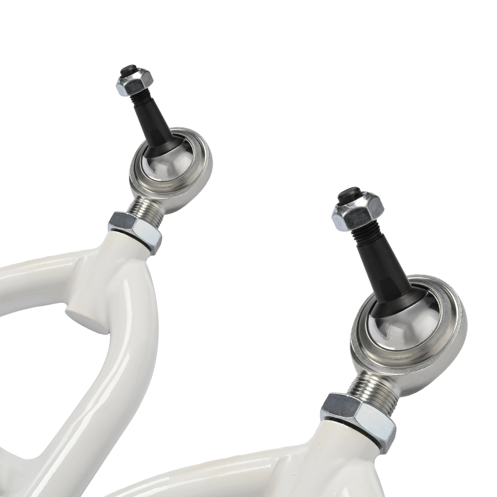 Front Control A-Arms +2+1 For Yamaha Banshee 350 YFZ 350 1987-2006 White+Silvery