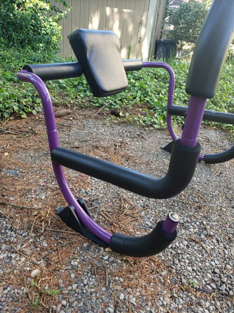 Original Purple Ab Roller Plus Crunch Rocker For Abdominal Exercise Stabilizer