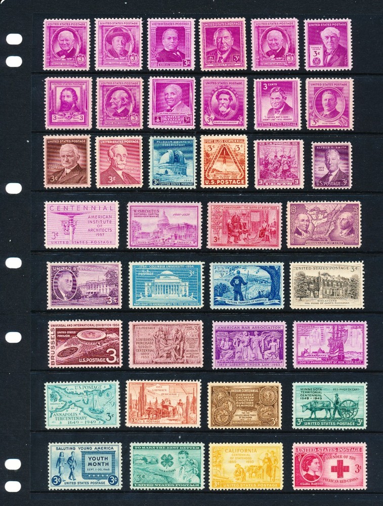 Early U.S. Postal Stamp Collection