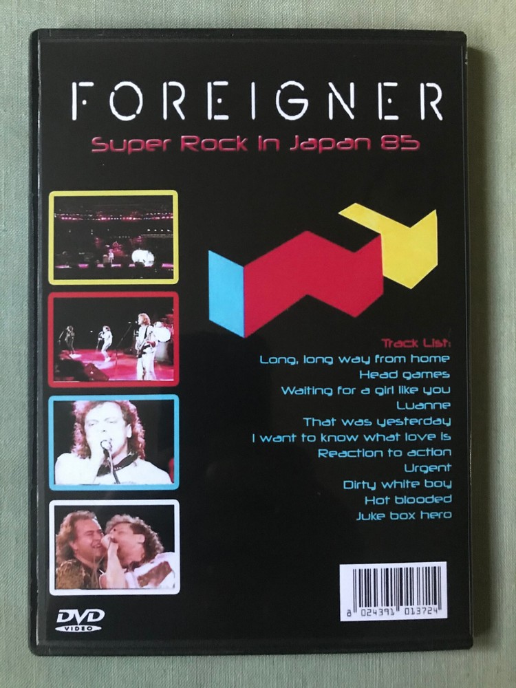 Foreigner - Super Rock Japan Live 85 DVD
