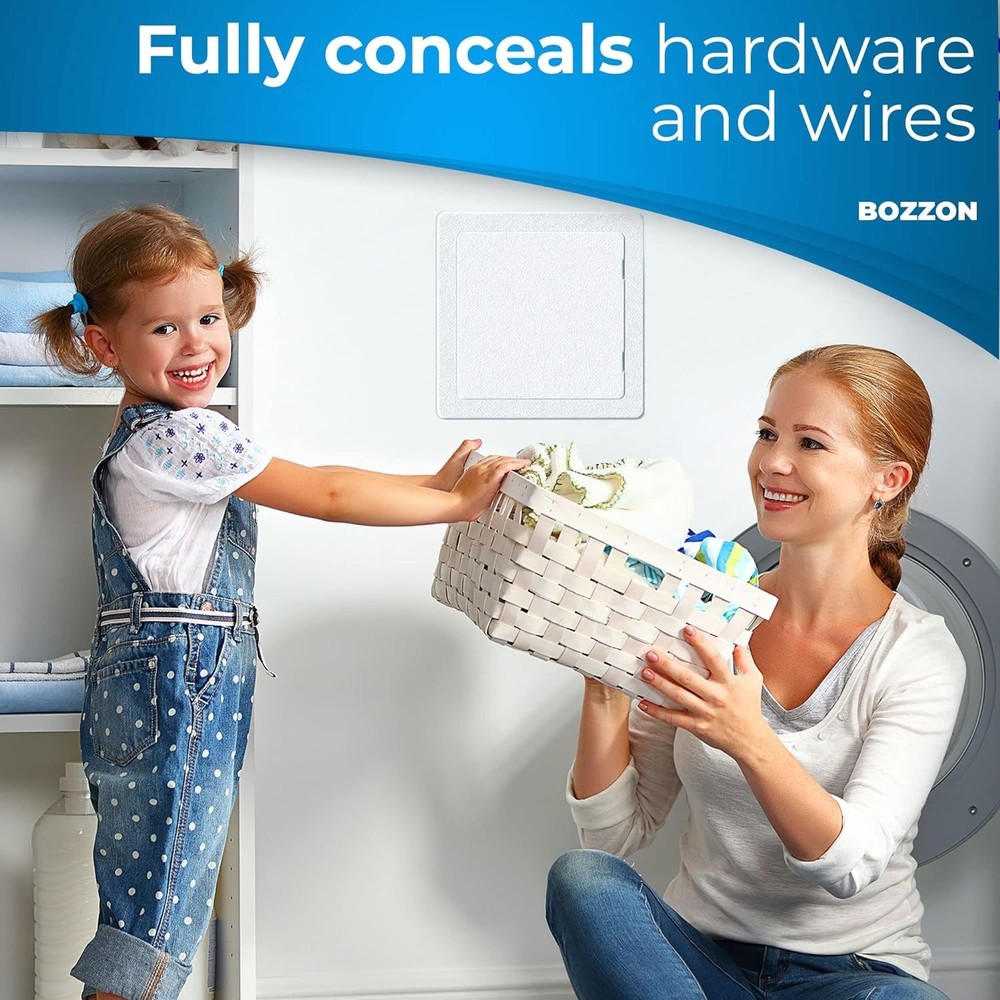 Versatile 8x8 Plastic Access Panel - Ideal for Concealed Spaces & Easy Access