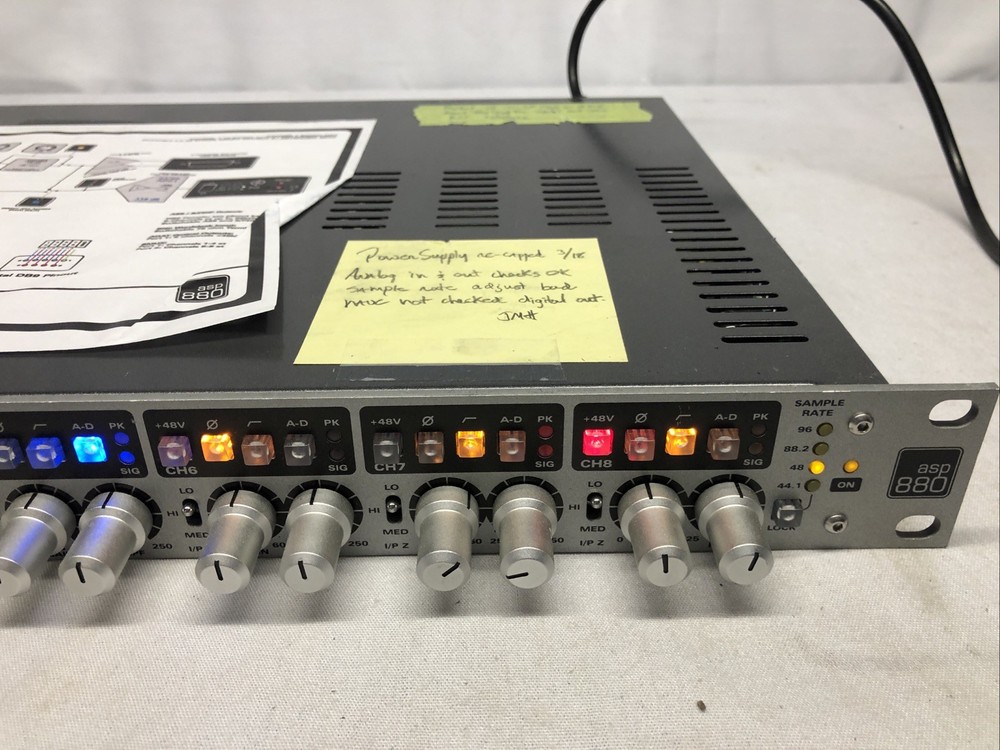 Audient ASP880 8-Channel Microphone Preamplifier