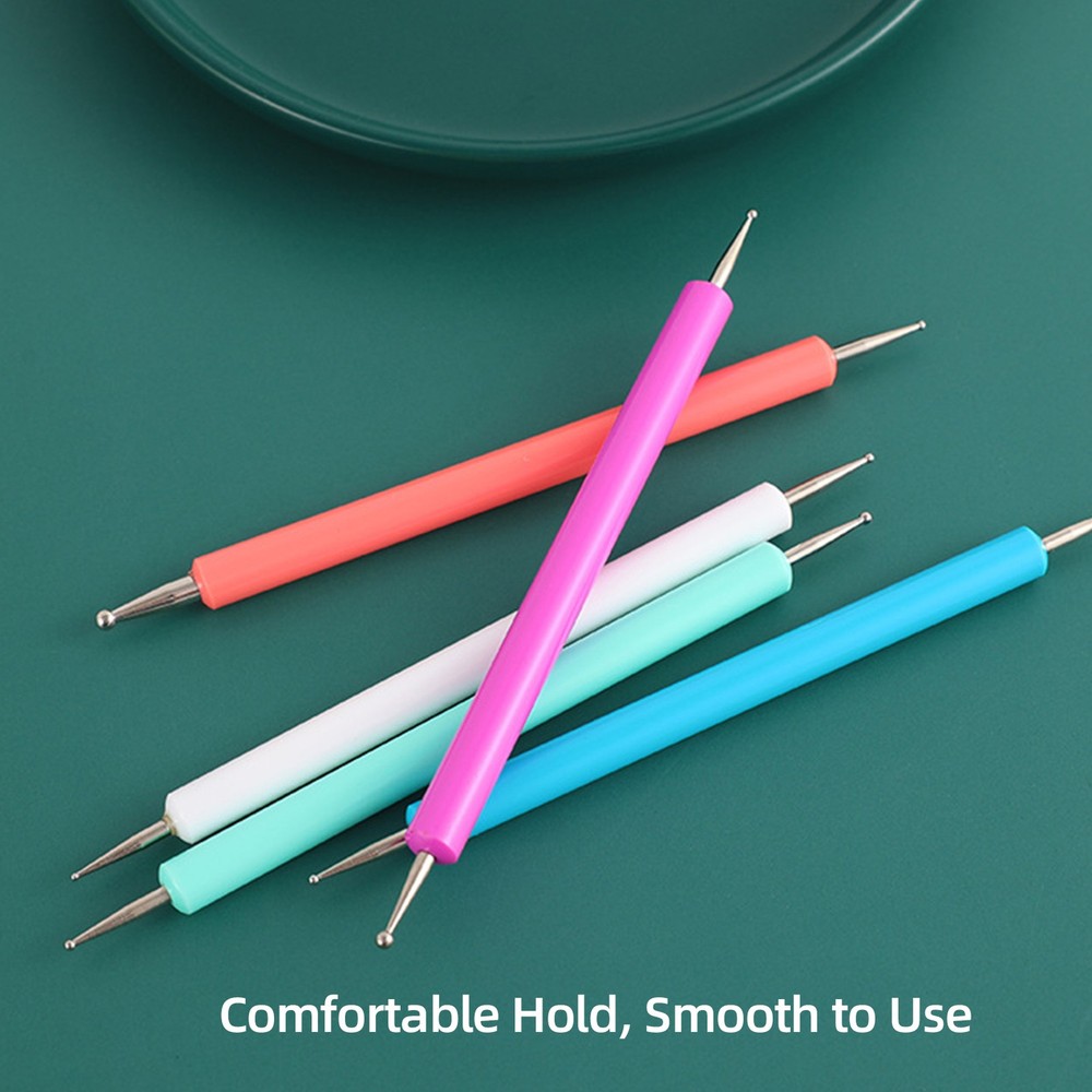 5pcs Double Ended Dotting Tools Set Pattern Tracing Ball Stylus Pen For Mandala