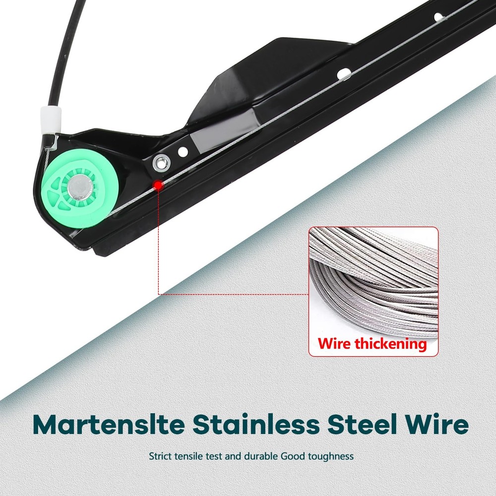 751-228 左前驱动器车窗调节器电机组件适用于 2008 - 2011 年焦点