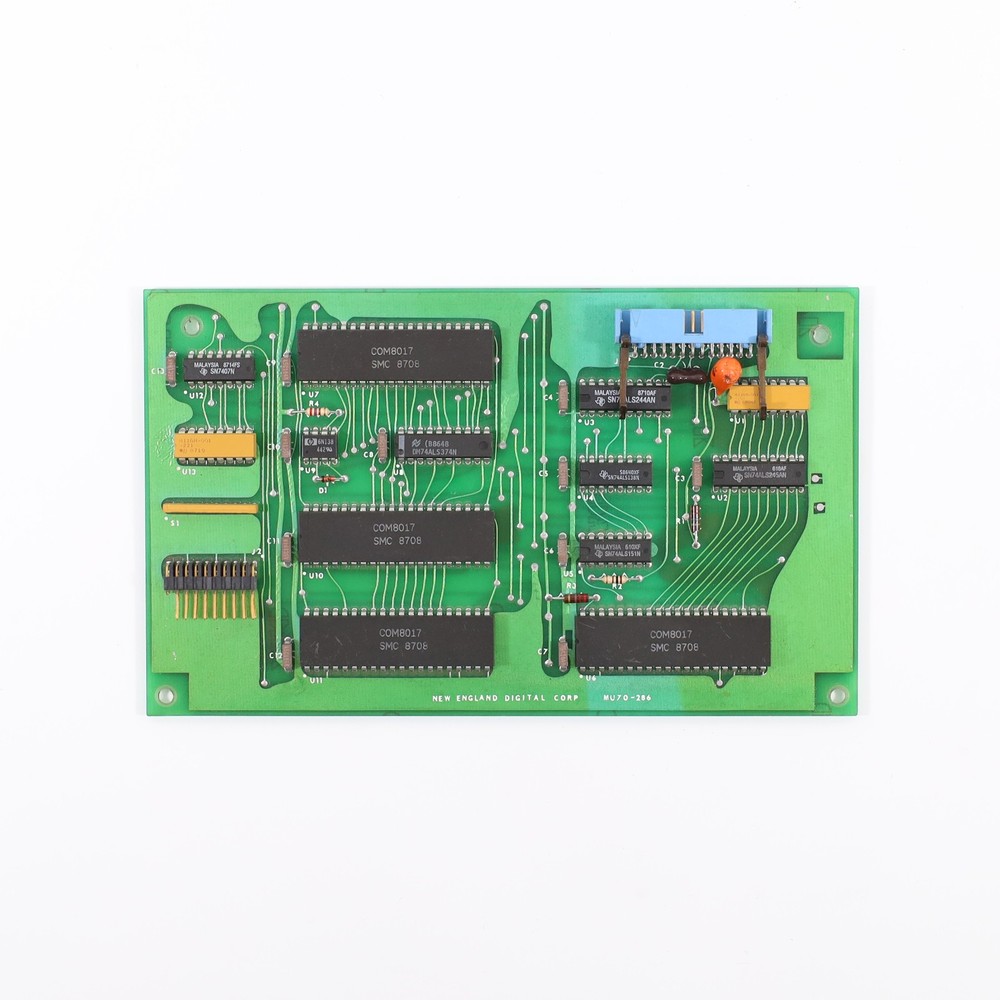New England Digital Synclavier MU70 Computer Bin Card