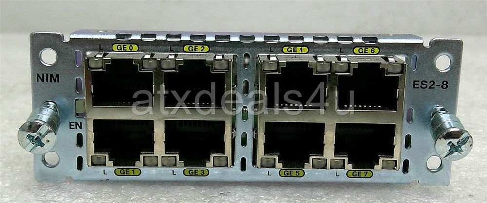 Cisco NIM-ES2-8 8-Port Gigabit Ethernet Switch Network Interface Module