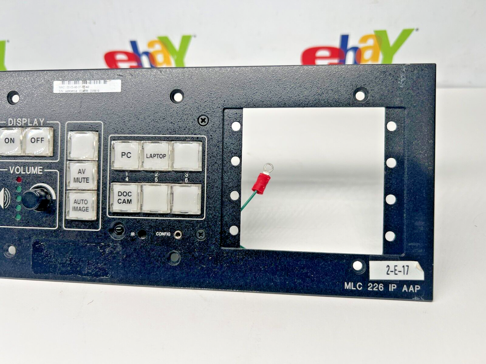 Extron MLC 226 IP AAP, MediaLink Controller, Control Panel, Black