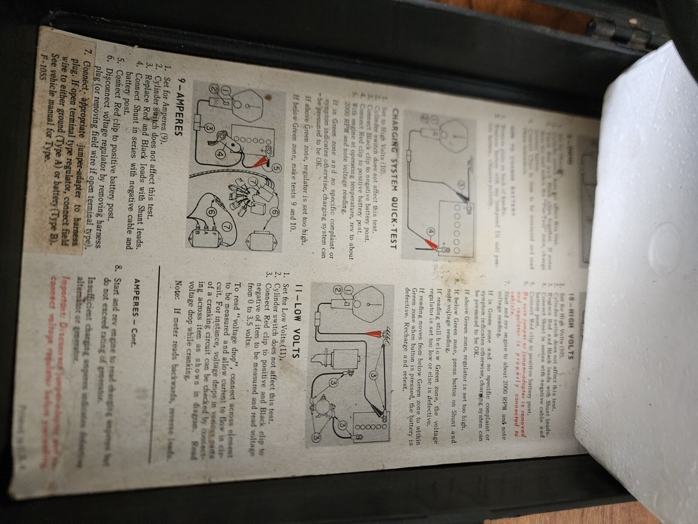 ENGINE ANALYZER SELECT A TEST Kal - Equip