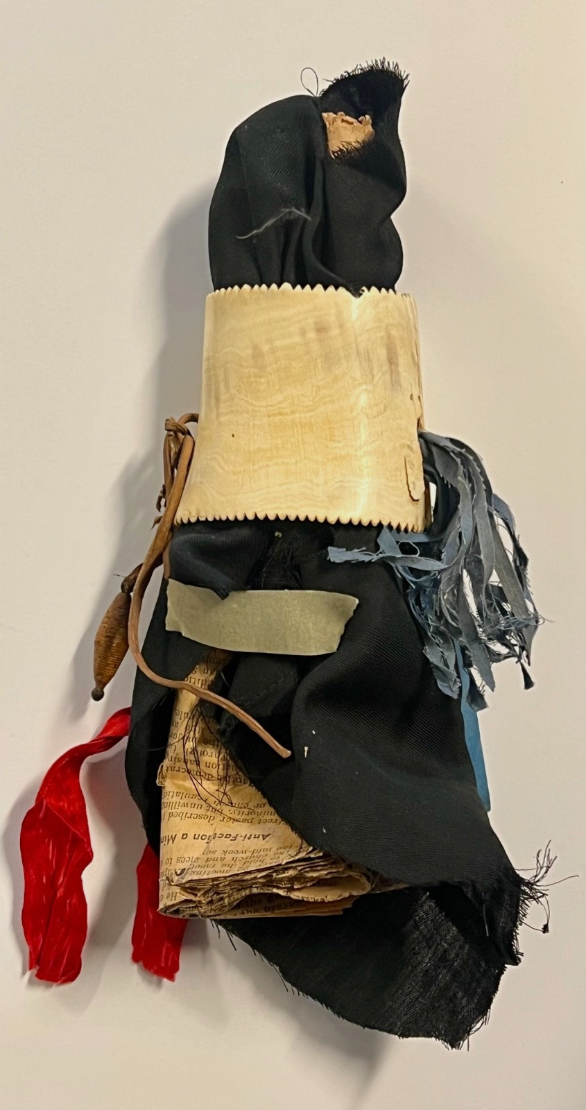 Original Native American Apache Indian Carved Ceremonial Dance Bracelet; Papers