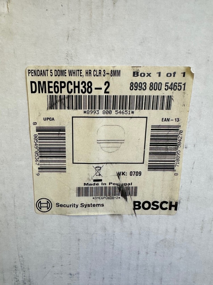Bosch Philips Fixed Dome CCTV Surveillance Camera DME6PCH38-2