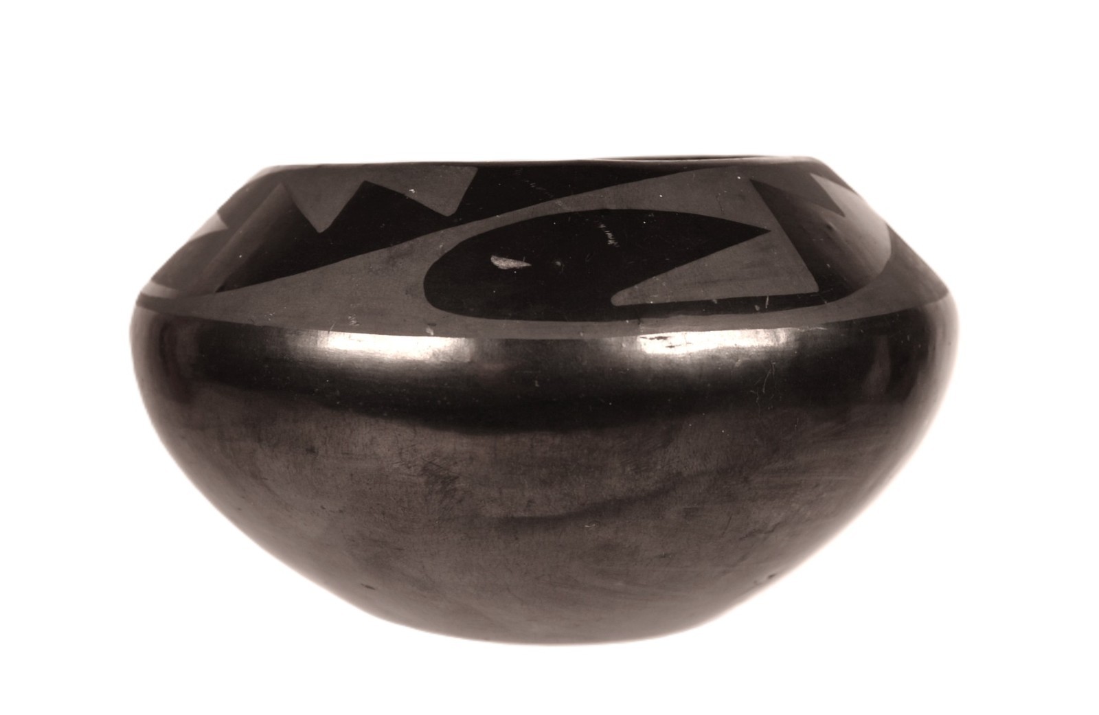 San Ildefonso Pueblo Black on Black Pottery By Maria Martinez ca. 1925 - 1943